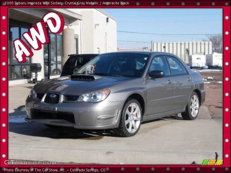 Crystal Gray Metallic / Anthracite Black 2006 Subaru Impreza WRX Sedan