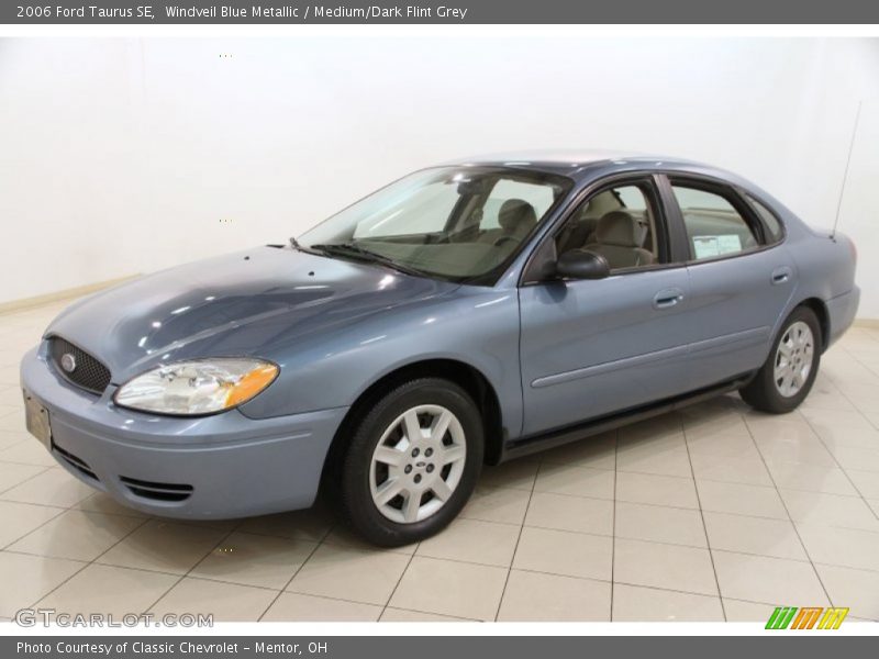 Windveil Blue Metallic / Medium/Dark Flint Grey 2006 Ford Taurus SE
