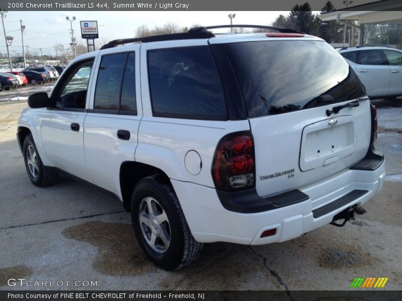 Summit White / Light Gray 2006 Chevrolet TrailBlazer LS 4x4