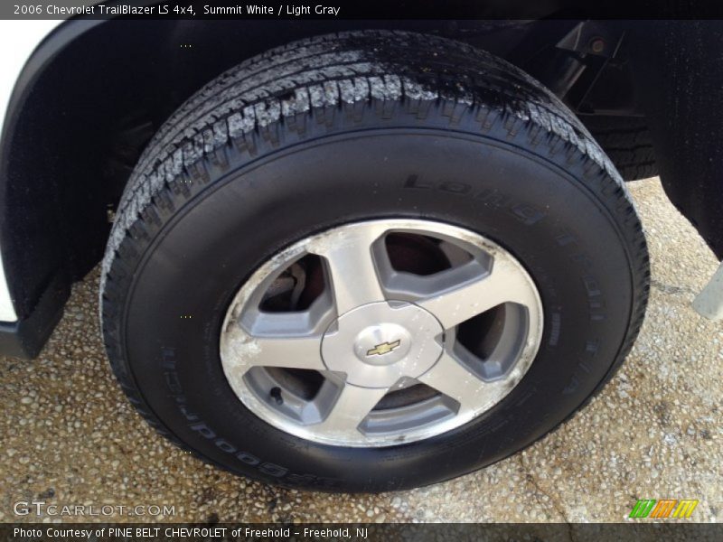 Summit White / Light Gray 2006 Chevrolet TrailBlazer LS 4x4