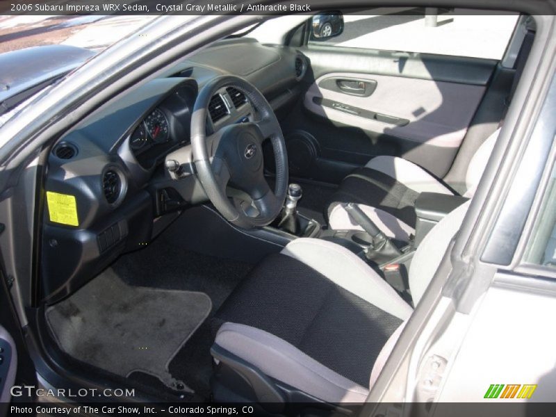 Crystal Gray Metallic / Anthracite Black 2006 Subaru Impreza WRX Sedan