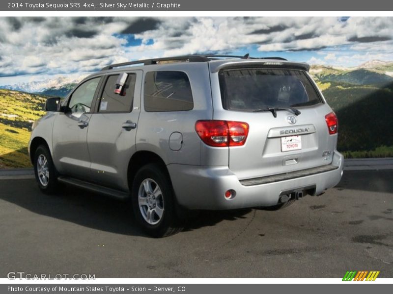Silver Sky Metallic / Graphite 2014 Toyota Sequoia SR5 4x4