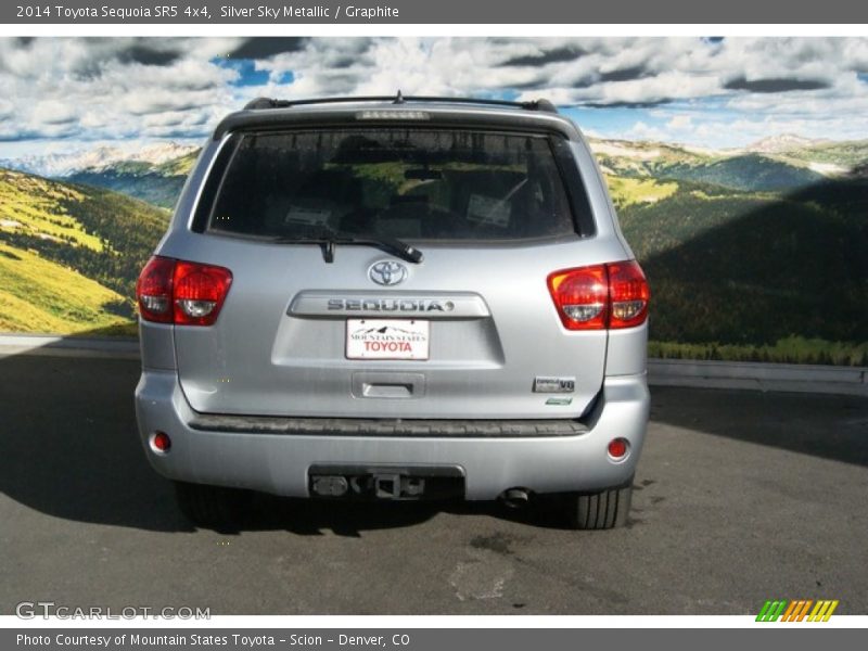 Silver Sky Metallic / Graphite 2014 Toyota Sequoia SR5 4x4