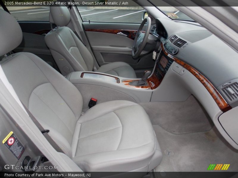 Front Seat of 2005 E 320 4Matic Wagon