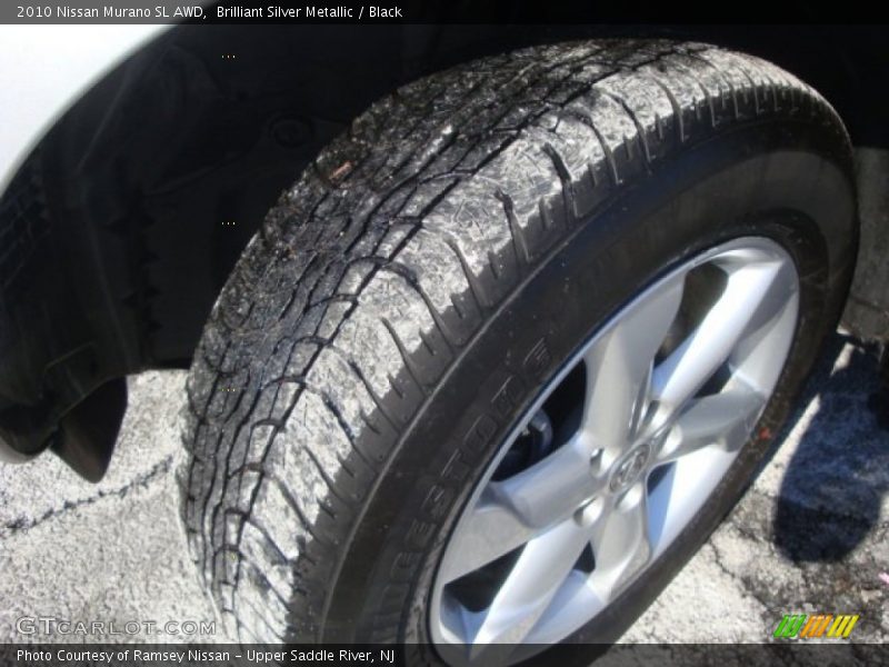 Brilliant Silver Metallic / Black 2010 Nissan Murano SL AWD