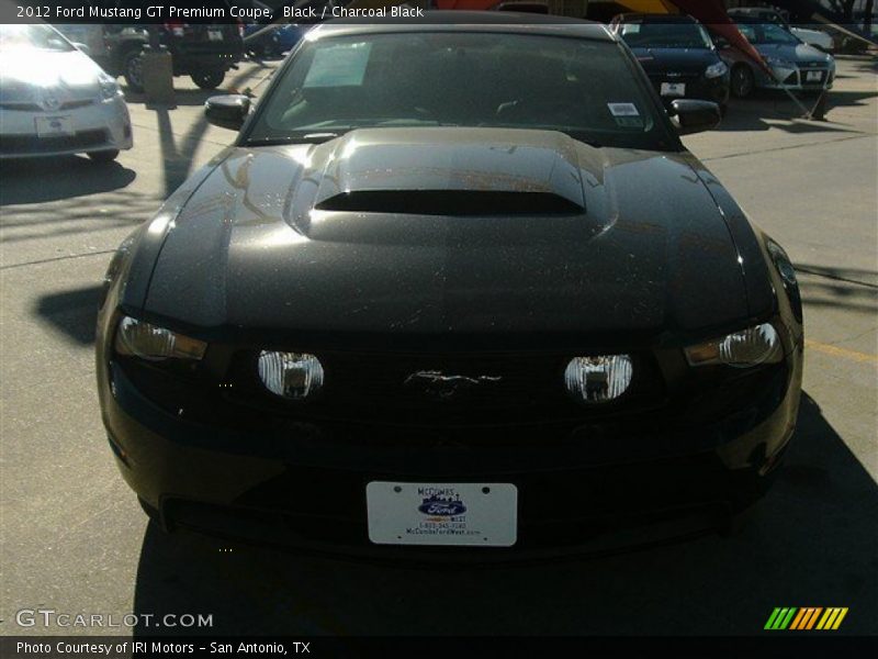 Black / Charcoal Black 2012 Ford Mustang GT Premium Coupe