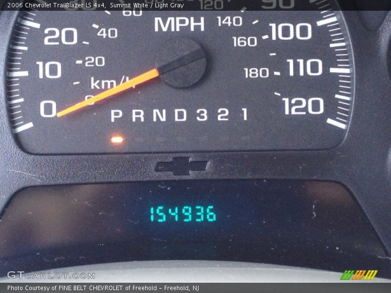 Summit White / Light Gray 2006 Chevrolet TrailBlazer LS 4x4