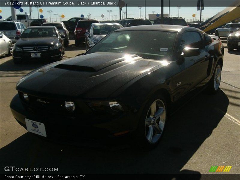 Black / Charcoal Black 2012 Ford Mustang GT Premium Coupe