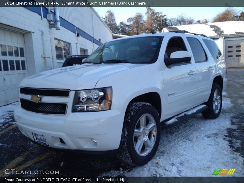 Summit White / Light Cashmere/Dark Cashmere 2014 Chevrolet Tahoe LT 4x4