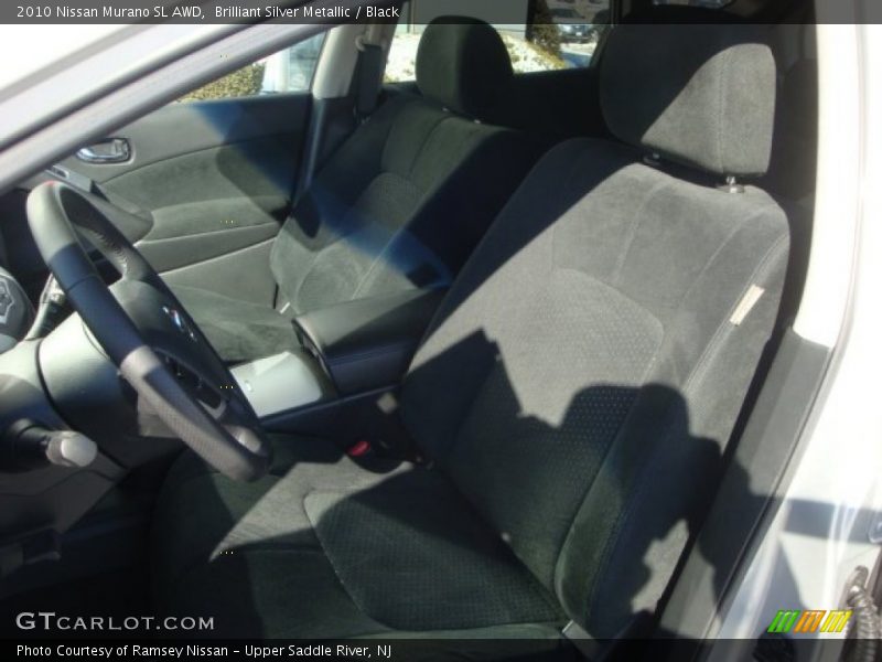Brilliant Silver Metallic / Black 2010 Nissan Murano SL AWD