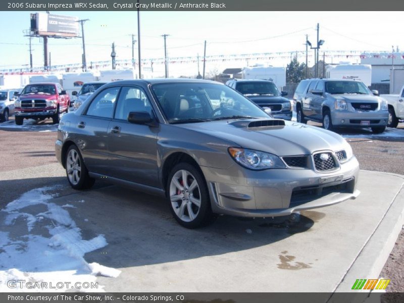 Crystal Gray Metallic / Anthracite Black 2006 Subaru Impreza WRX Sedan
