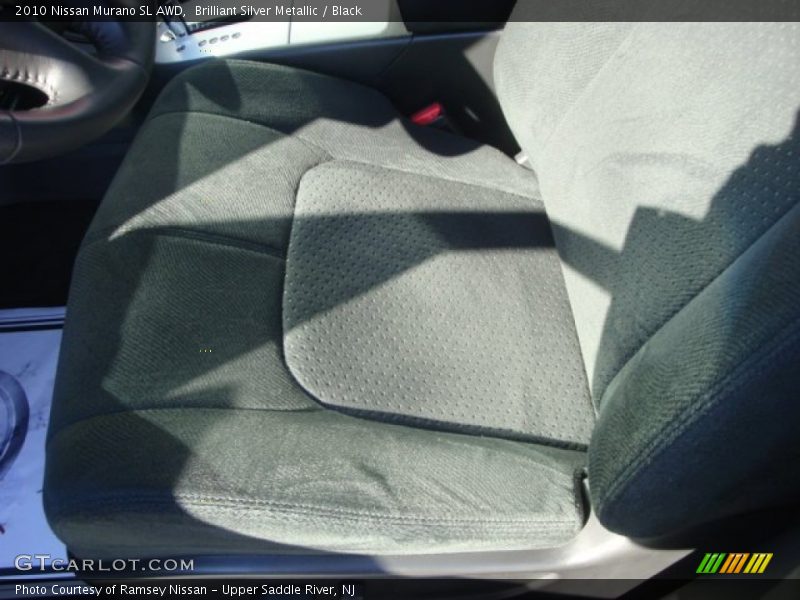 Brilliant Silver Metallic / Black 2010 Nissan Murano SL AWD