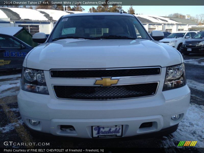 Summit White / Light Cashmere/Dark Cashmere 2014 Chevrolet Tahoe LT 4x4
