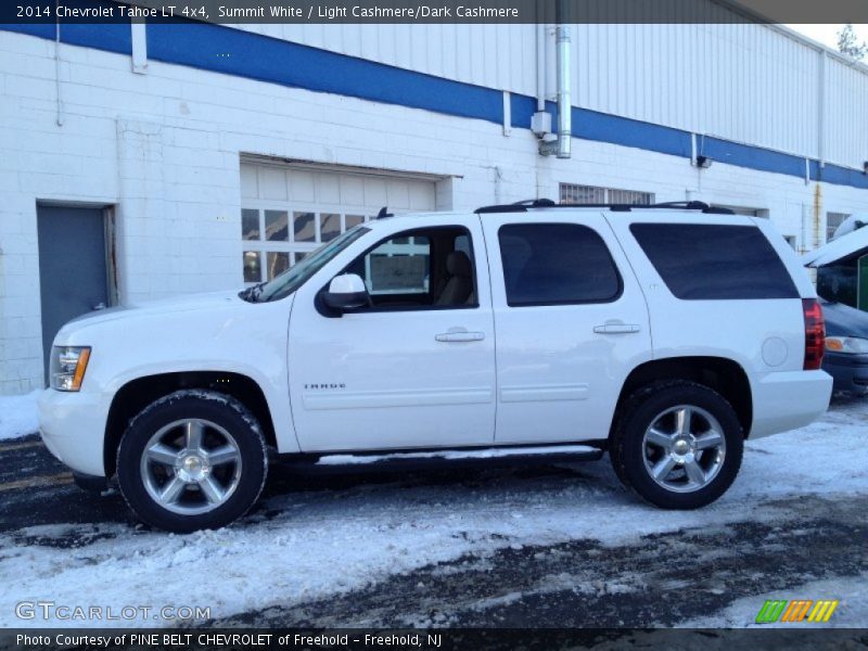 Summit White / Light Cashmere/Dark Cashmere 2014 Chevrolet Tahoe LT 4x4