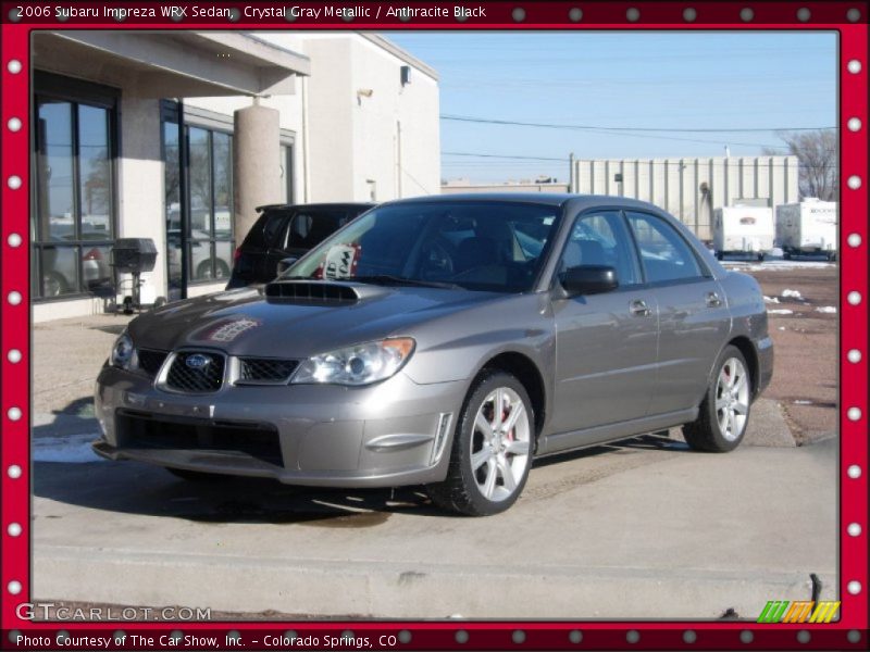 Crystal Gray Metallic / Anthracite Black 2006 Subaru Impreza WRX Sedan
