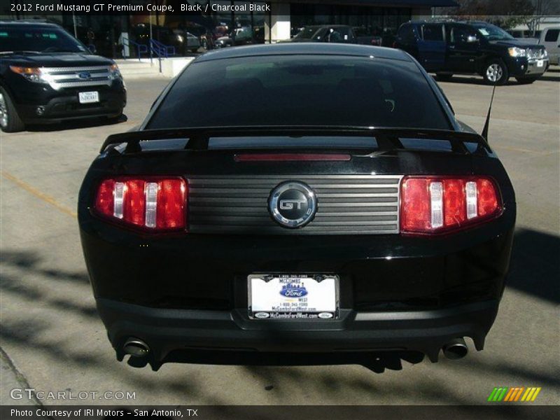 Black / Charcoal Black 2012 Ford Mustang GT Premium Coupe