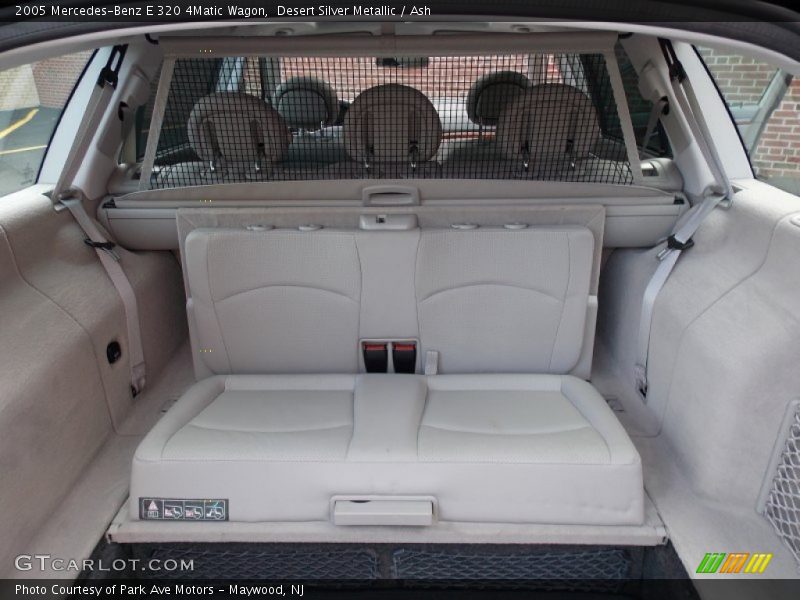Rear Seat of 2005 E 320 4Matic Wagon