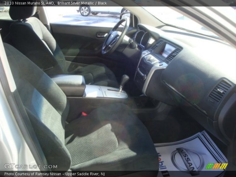 Brilliant Silver Metallic / Black 2010 Nissan Murano SL AWD