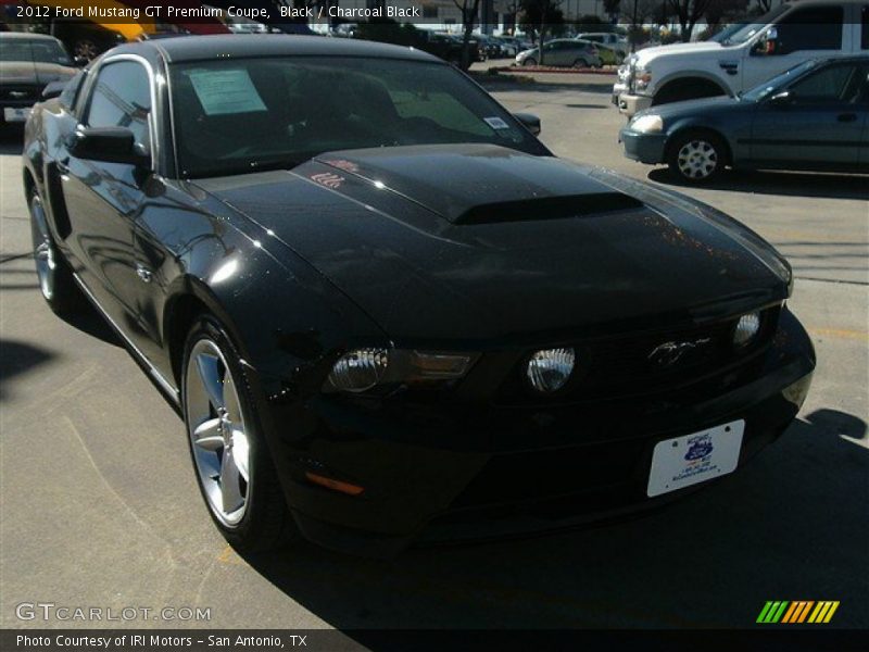Black / Charcoal Black 2012 Ford Mustang GT Premium Coupe