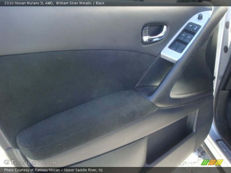 Brilliant Silver Metallic / Black 2010 Nissan Murano SL AWD