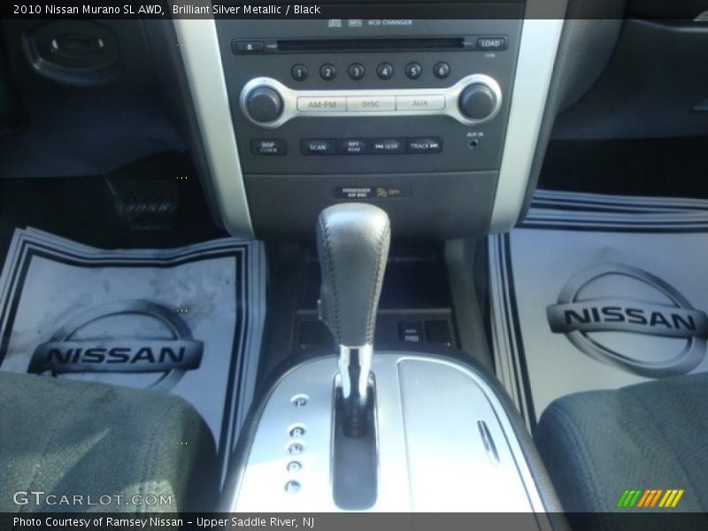 Brilliant Silver Metallic / Black 2010 Nissan Murano SL AWD