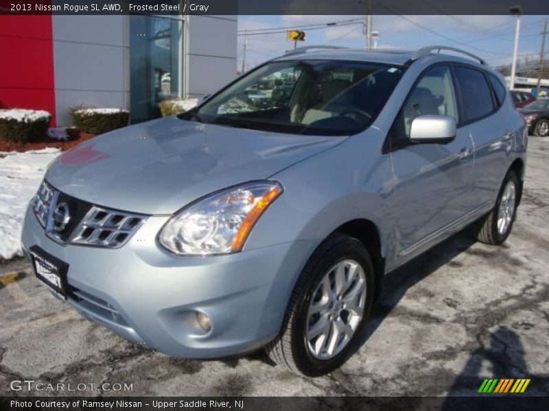 Frosted Steel / Gray 2013 Nissan Rogue SL AWD