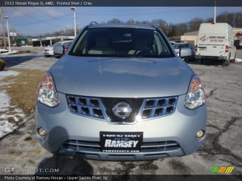 Frosted Steel / Gray 2013 Nissan Rogue SL AWD