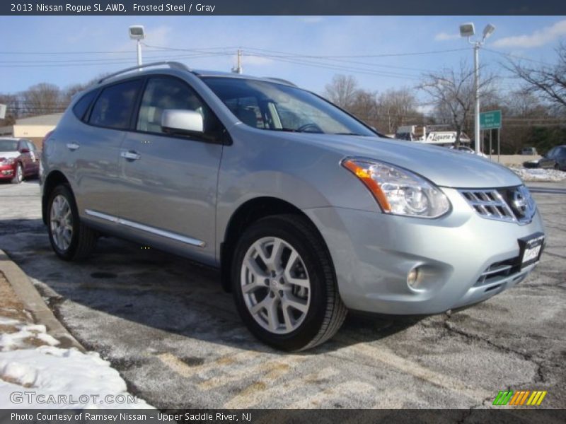 Frosted Steel / Gray 2013 Nissan Rogue SL AWD