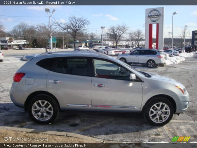 Frosted Steel / Gray 2013 Nissan Rogue SL AWD
