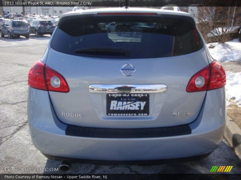 Frosted Steel / Gray 2013 Nissan Rogue SL AWD