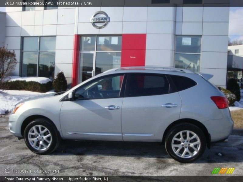Frosted Steel / Gray 2013 Nissan Rogue SL AWD