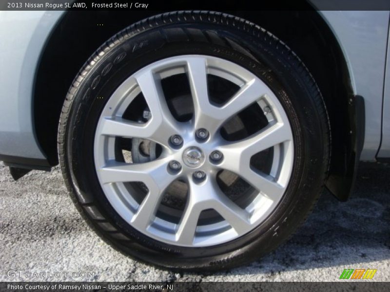 Frosted Steel / Gray 2013 Nissan Rogue SL AWD