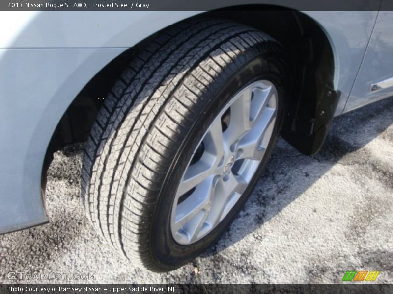 Frosted Steel / Gray 2013 Nissan Rogue SL AWD