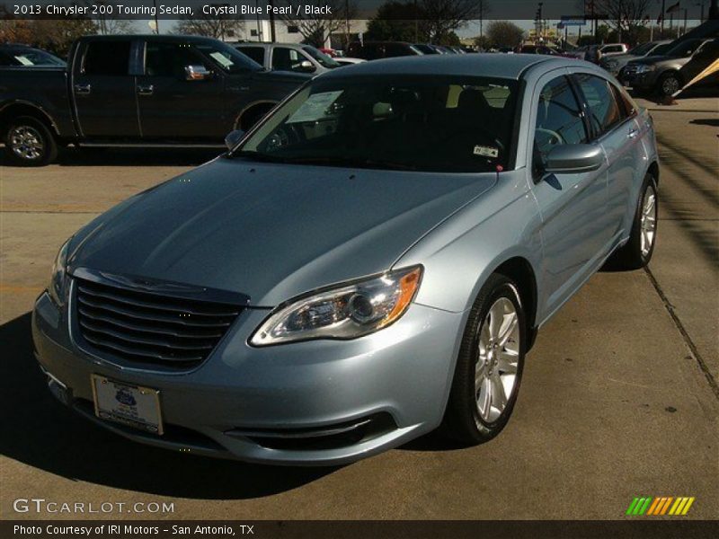 Crystal Blue Pearl / Black 2013 Chrysler 200 Touring Sedan