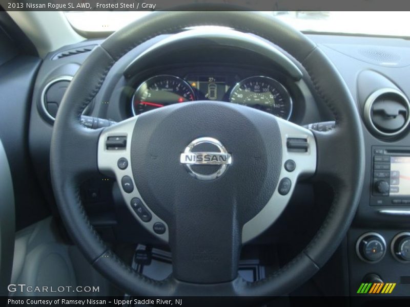 Frosted Steel / Gray 2013 Nissan Rogue SL AWD