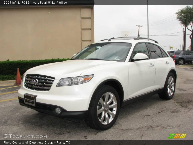 Ivory Pearl White / Willow 2005 Infiniti FX 35