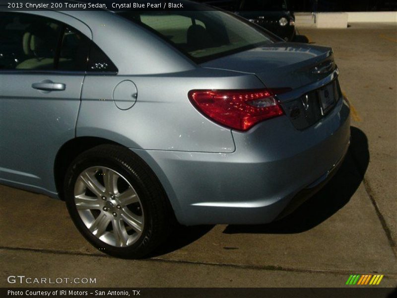 Crystal Blue Pearl / Black 2013 Chrysler 200 Touring Sedan