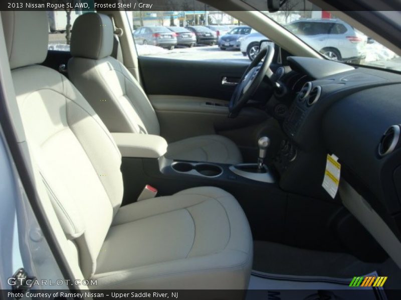 Frosted Steel / Gray 2013 Nissan Rogue SL AWD