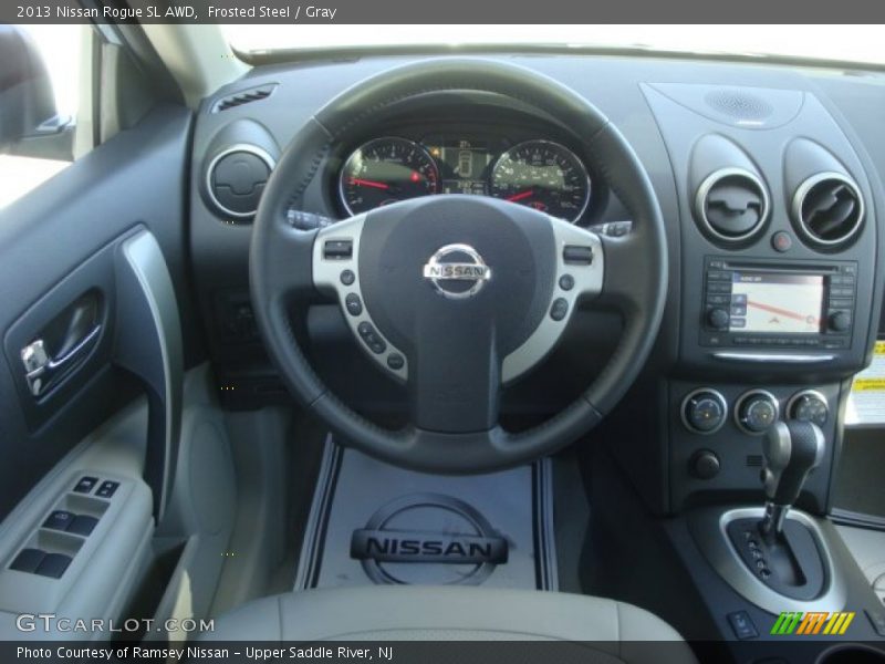 Frosted Steel / Gray 2013 Nissan Rogue SL AWD