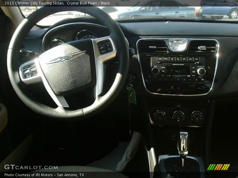 Crystal Blue Pearl / Black 2013 Chrysler 200 Touring Sedan