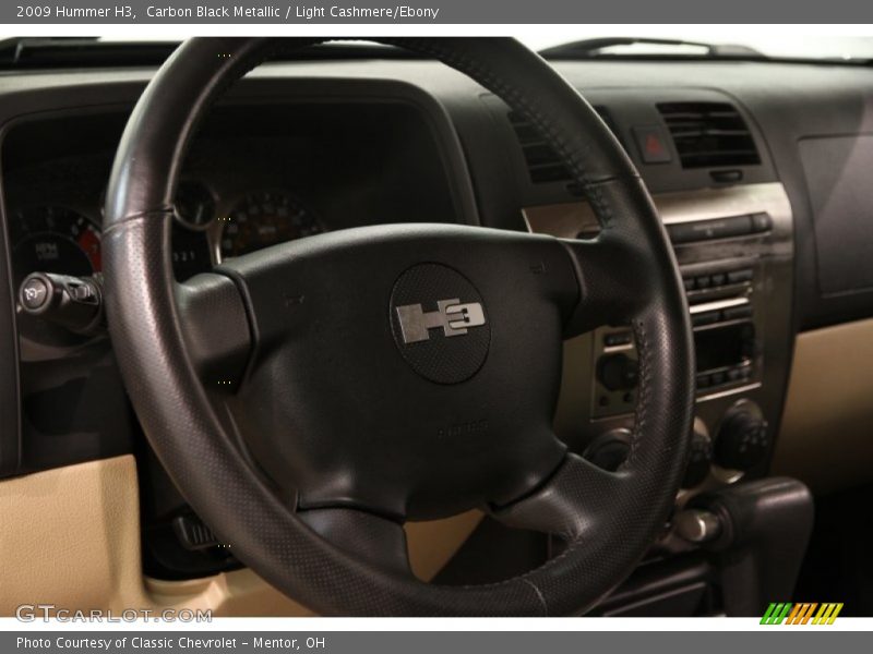 Carbon Black Metallic / Light Cashmere/Ebony 2009 Hummer H3