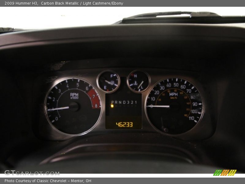 Carbon Black Metallic / Light Cashmere/Ebony 2009 Hummer H3