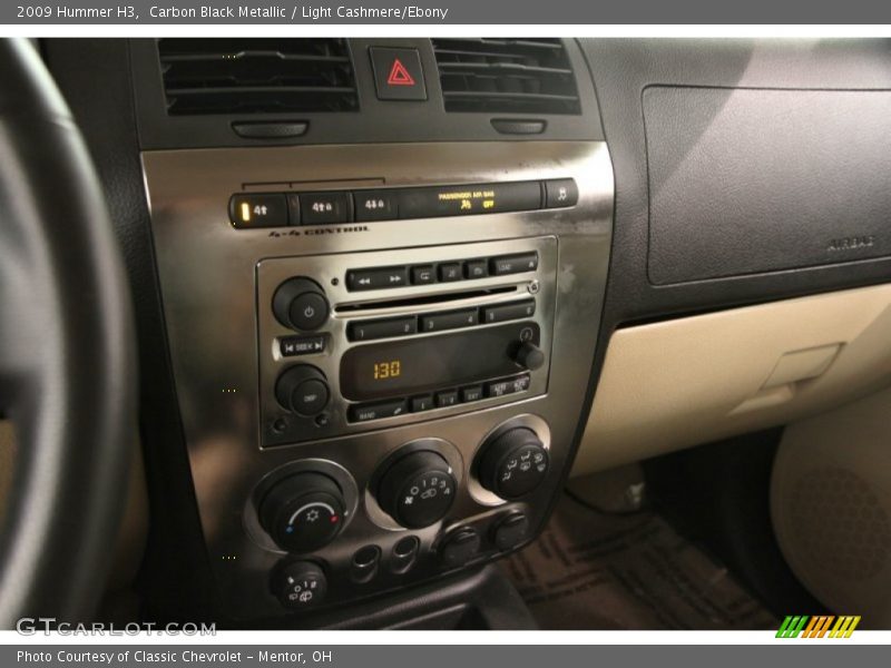Carbon Black Metallic / Light Cashmere/Ebony 2009 Hummer H3