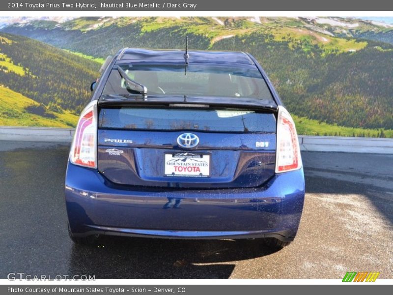 Nautical Blue Metallic / Dark Gray 2014 Toyota Prius Two Hybrid