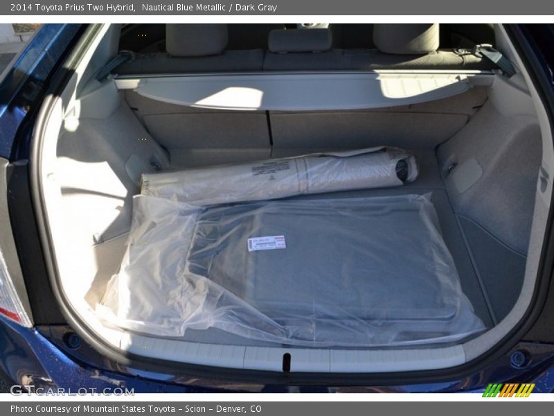 Nautical Blue Metallic / Dark Gray 2014 Toyota Prius Two Hybrid