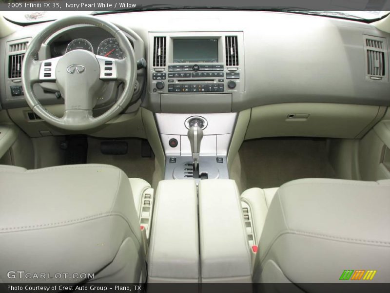 Ivory Pearl White / Willow 2005 Infiniti FX 35