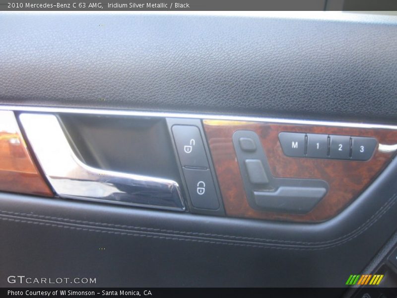 Iridium Silver Metallic / Black 2010 Mercedes-Benz C 63 AMG