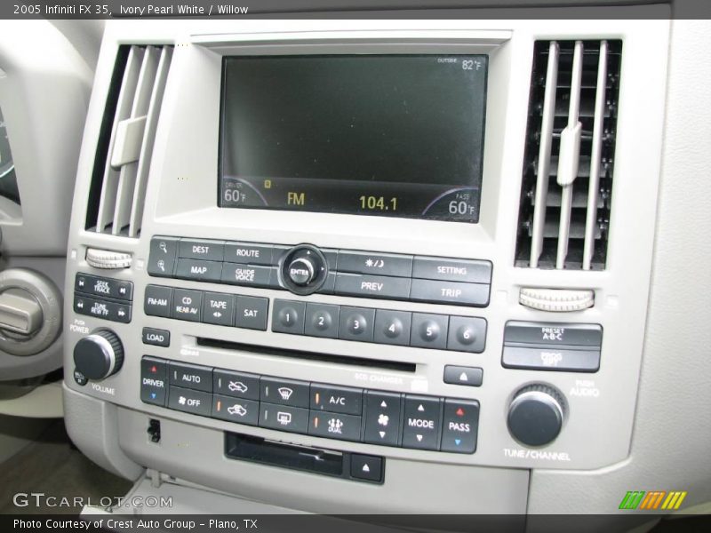 Ivory Pearl White / Willow 2005 Infiniti FX 35