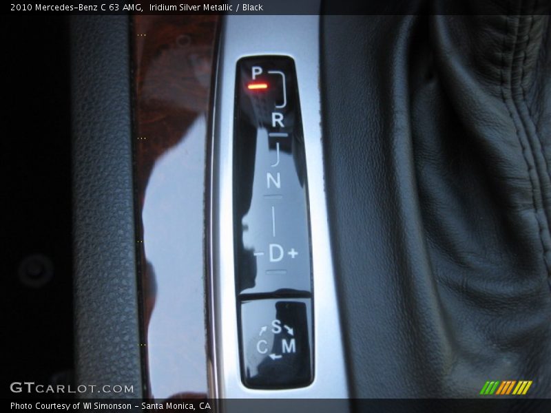 Iridium Silver Metallic / Black 2010 Mercedes-Benz C 63 AMG