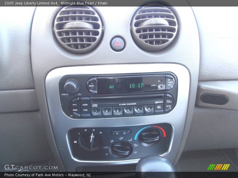 Midnight Blue Pearl / Khaki 2005 Jeep Liberty Limited 4x4